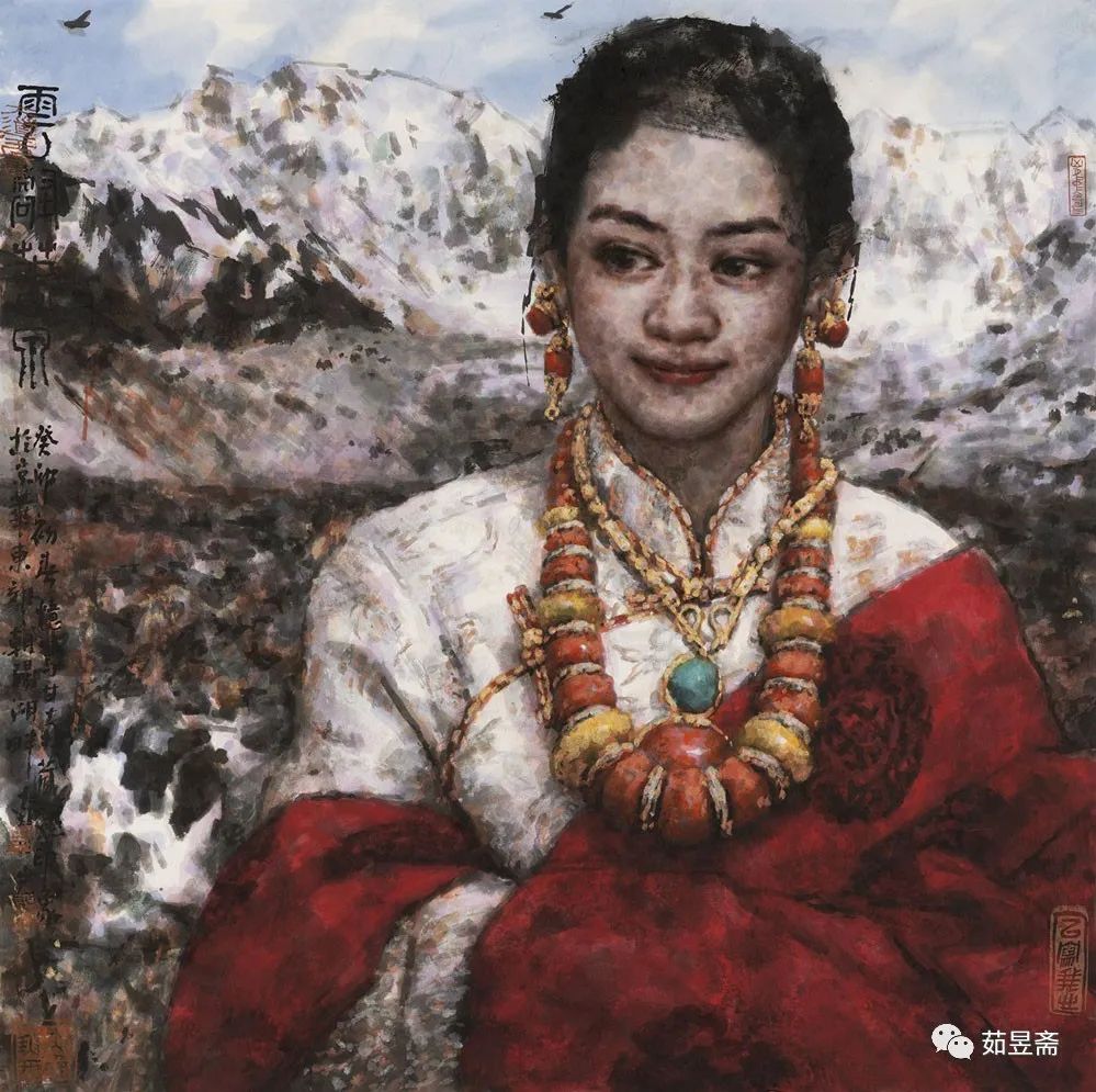 “写实得近乎摄影”！南海岩的西藏主题画生动鲜明又亲切热情