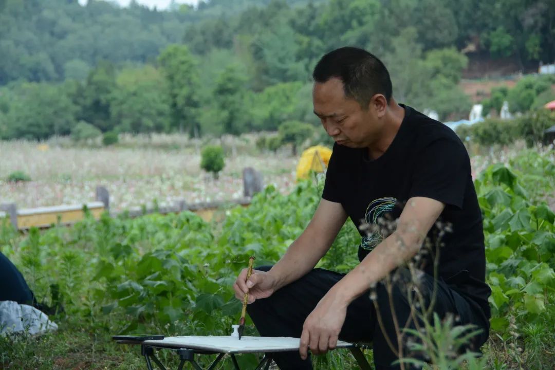 奋进新时代 丹青绘振兴——中国国家画院走进成都金堂采风写生活动侧记