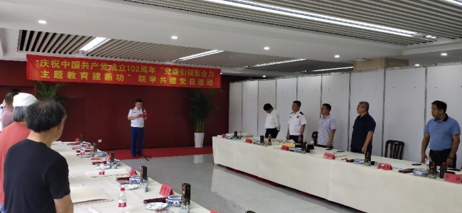 济南市工商联文联与济南市消防支队联合开展庆祝建党102周年联学共建主题党日活动