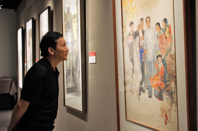 “时代阳光——马国强中国人物画作品展”在河南周口开幕