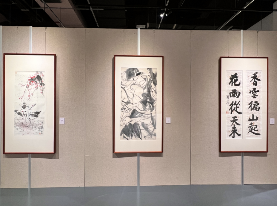 “瑞鹤清响——鲁晓波、张子康、谢小铨书画作品联展”在中山市博物馆开展