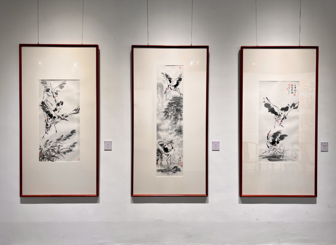 “瑞鹤清响——鲁晓波、张子康、谢小铨书画作品联展”在中山市博物馆开展