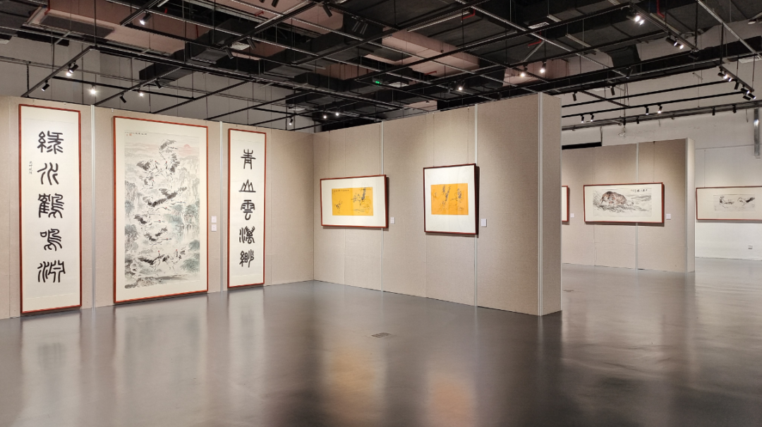 “瑞鹤清响——鲁晓波、张子康、谢小铨书画作品联展”在中山市博物馆开展