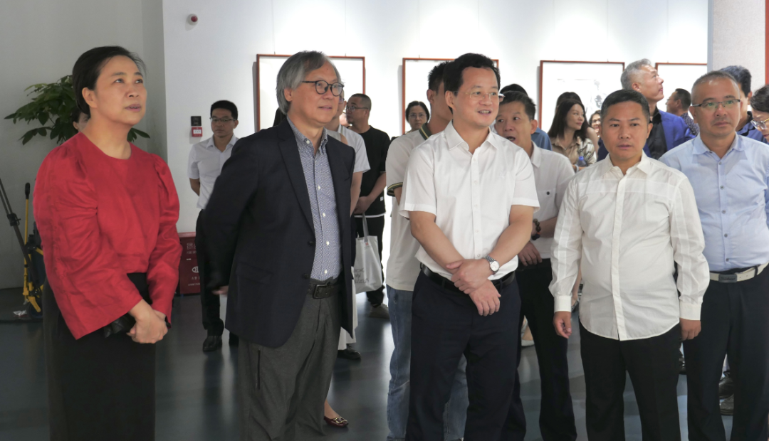 “瑞鹤清响——鲁晓波、张子康、谢小铨书画作品联展”在中山市博物馆开展