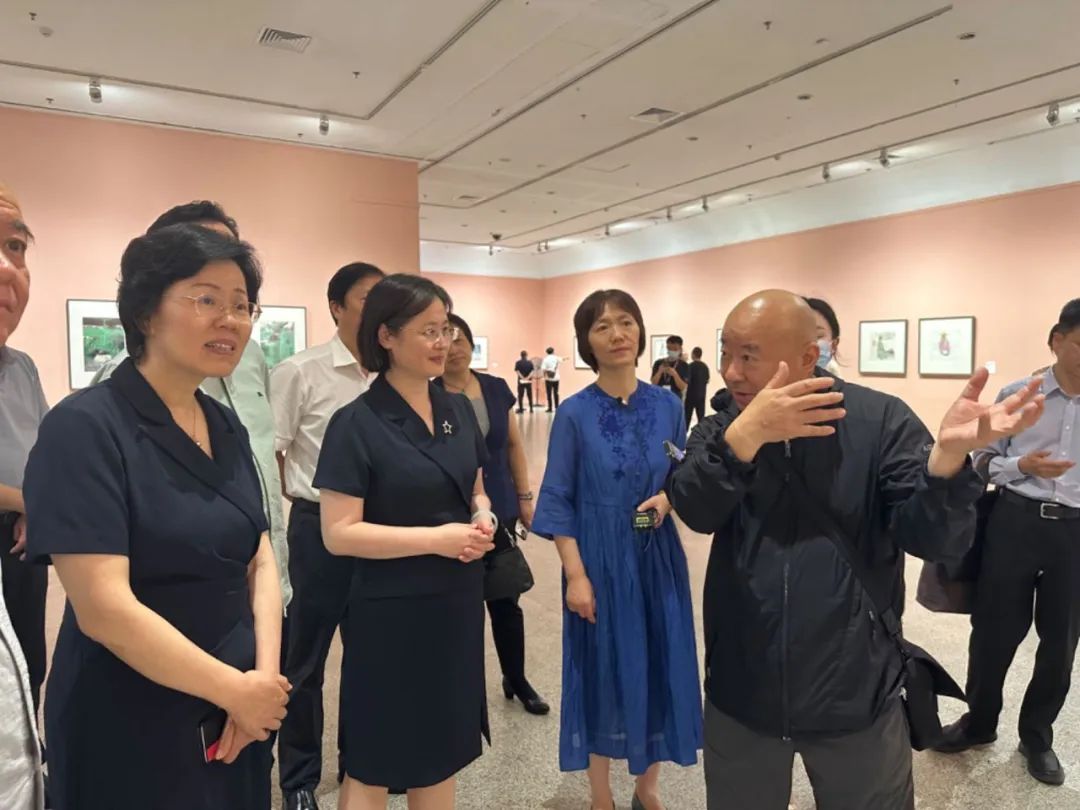 “志道·游艺——中国国家画院六人展”在湖北美术馆开幕