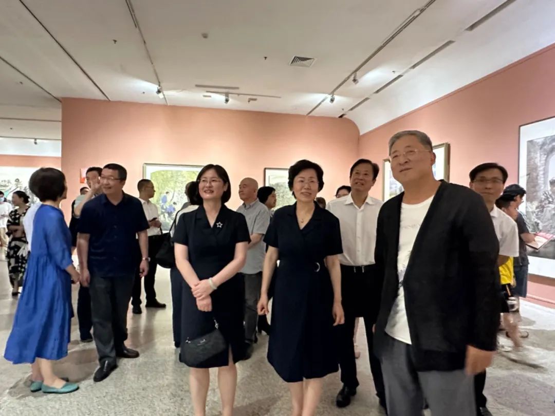 “志道·游艺——中国国家画院六人展”在湖北美术馆开幕