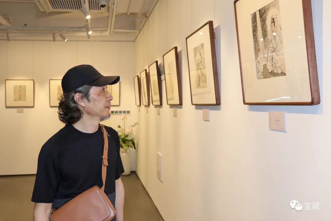 关照自己真善美的心灵，“观自在——池沙鸿意笔观音小品展”在胤璞美术馆启幕