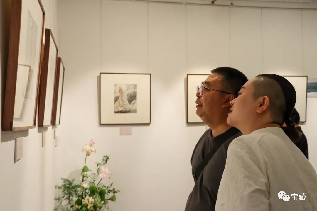 关照自己真善美的心灵，“观自在——池沙鸿意笔观音小品展”在胤璞美术馆启幕