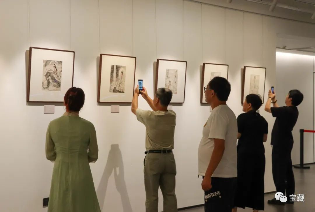 关照自己真善美的心灵，“观自在——池沙鸿意笔观音小品展”在胤璞美术馆启幕