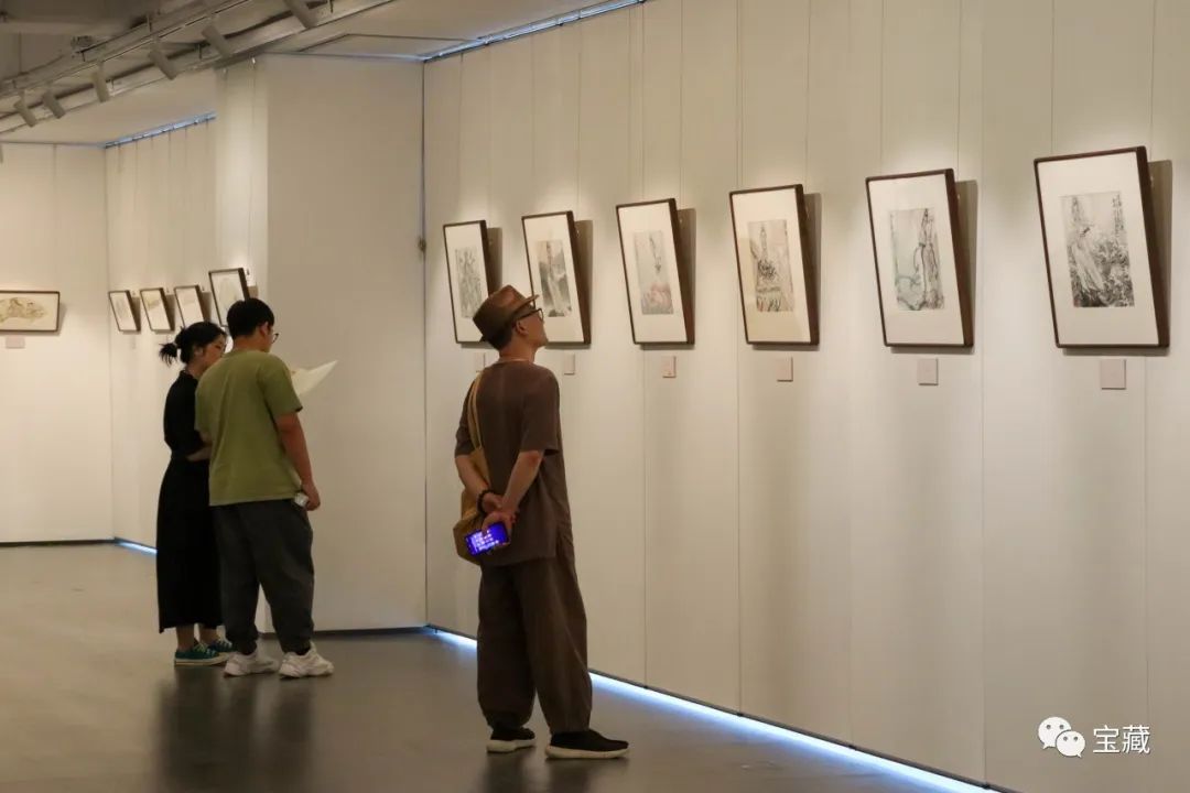 关照自己真善美的心灵，“观自在——池沙鸿意笔观音小品展”在胤璞美术馆启幕