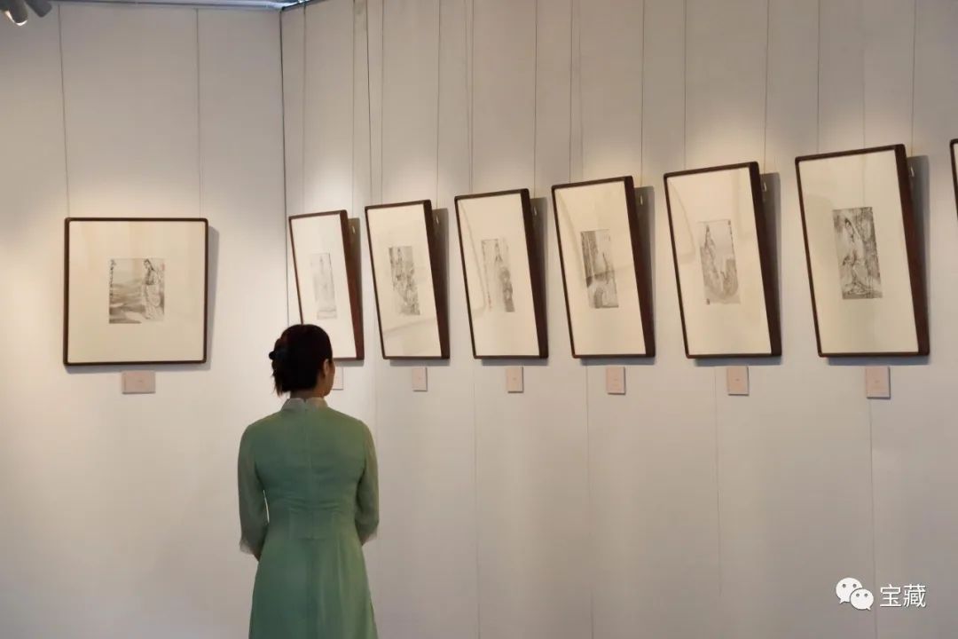 关照自己真善美的心灵，“观自在——池沙鸿意笔观音小品展”在胤璞美术馆启幕