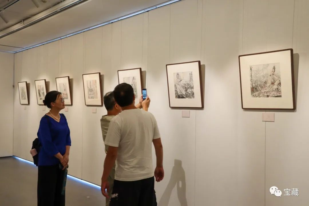 关照自己真善美的心灵，“观自在——池沙鸿意笔观音小品展”在胤璞美术馆启幕