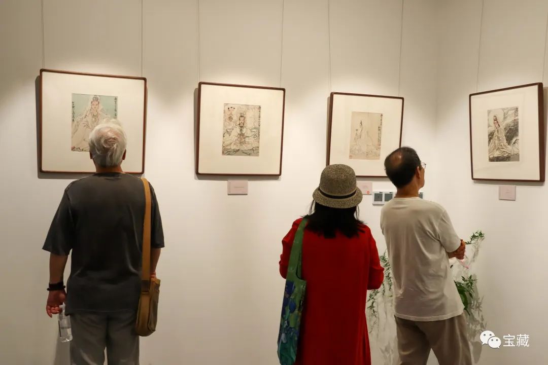 关照自己真善美的心灵，“观自在——池沙鸿意笔观音小品展”在胤璞美术馆启幕