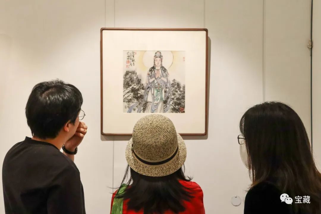 关照自己真善美的心灵，“观自在——池沙鸿意笔观音小品展”在胤璞美术馆启幕