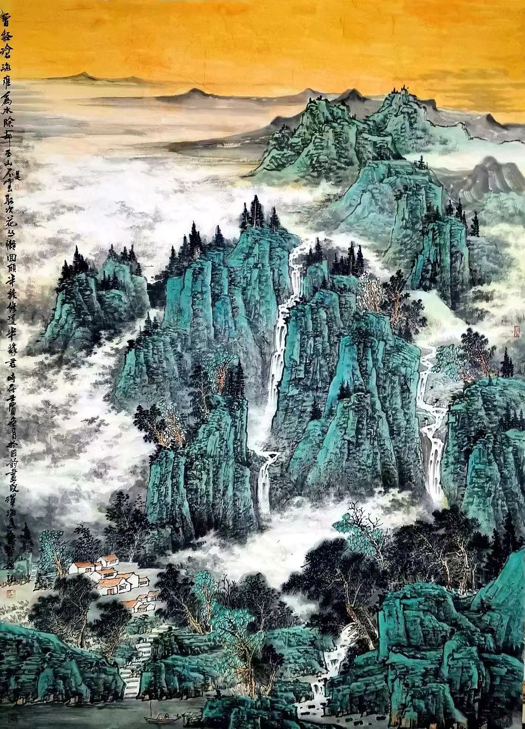 山水秀丽 花鸟多趣，著名画家于泽海应邀参展“水墨丹青——第十一届济南泉水节书画名家邀请展”