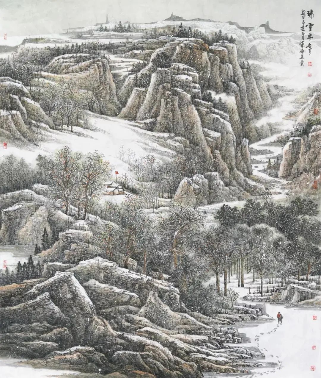 山水秀丽 花鸟多趣，著名画家于泽海应邀参展“水墨丹青——第十一届济南泉水节书画名家邀请展”