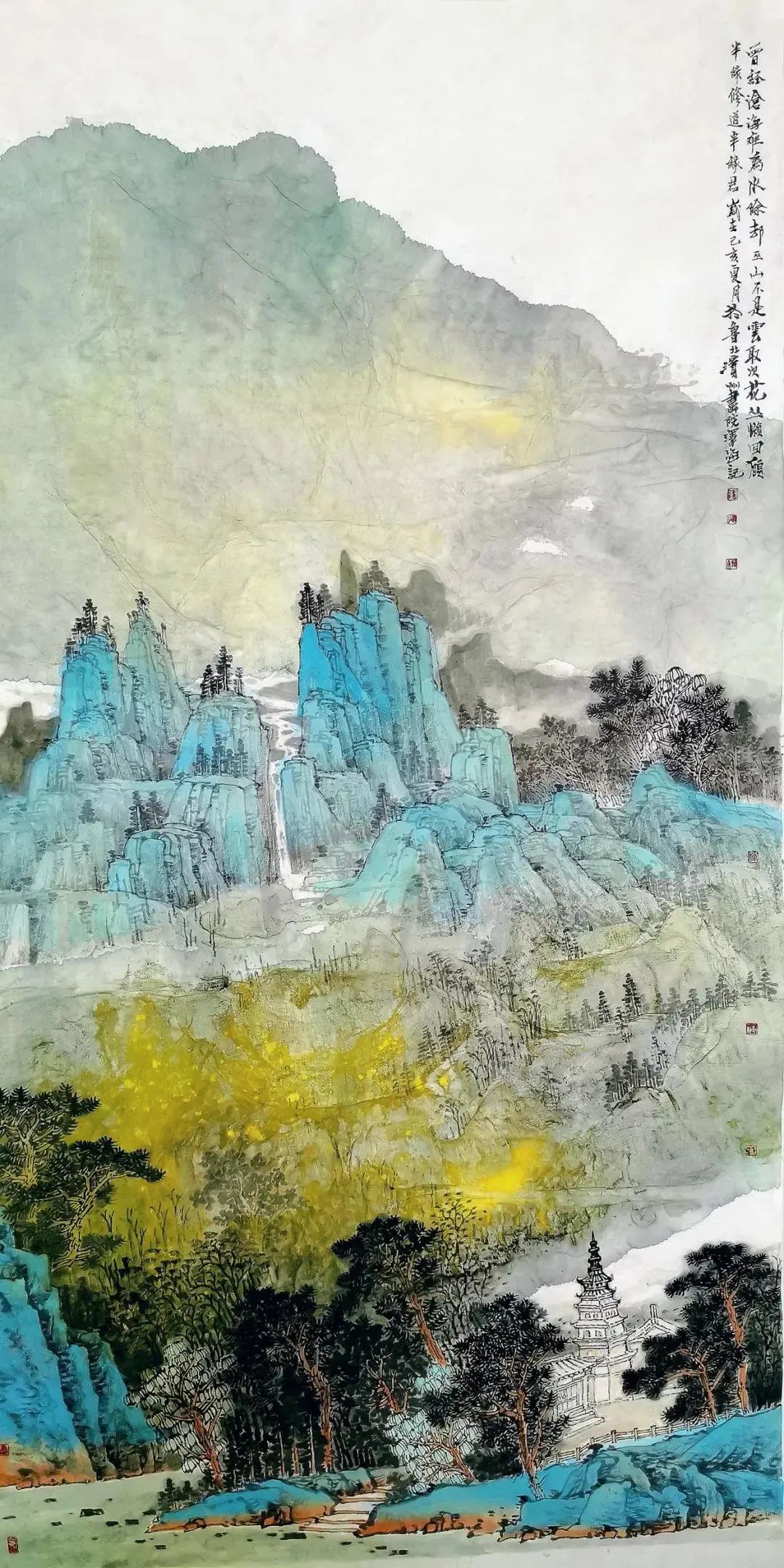 山水秀丽 花鸟多趣，著名画家于泽海应邀参展“水墨丹青——第十一届济南泉水节书画名家邀请展”