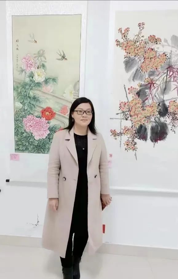 “万物回春·马卫巍大写意花鸟画师生作品展”在长垣市友谊美术馆开幕