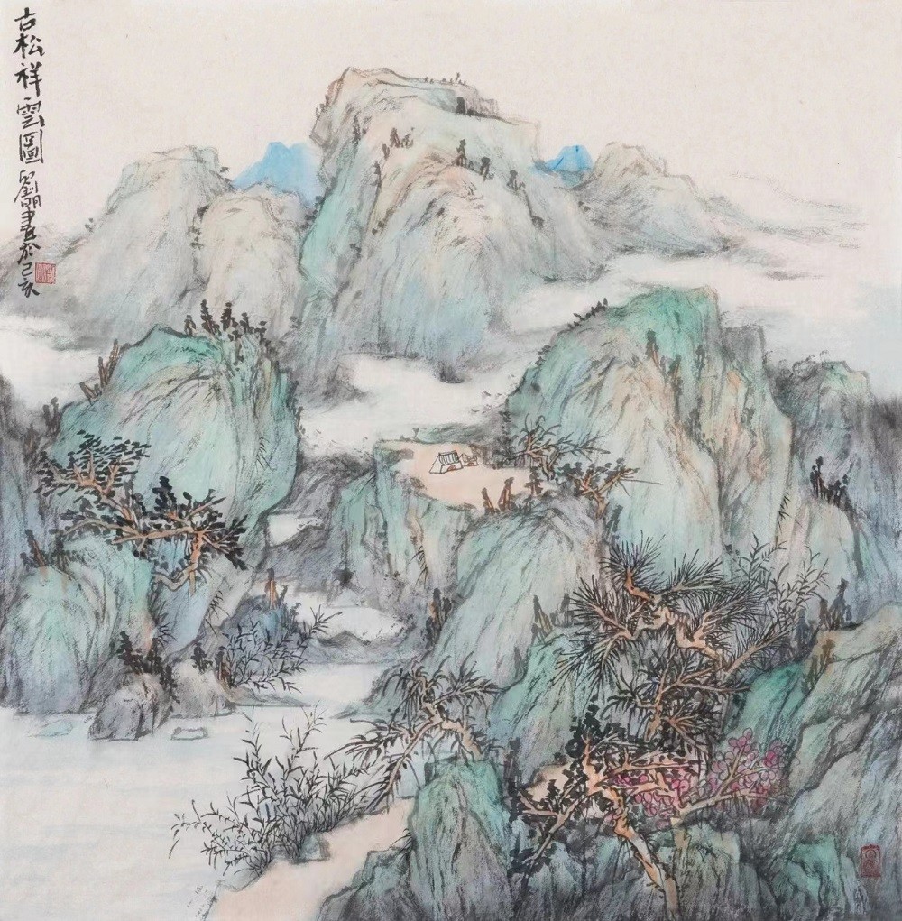 “笔墨振兴时代——著名画家刘明、解文豪二人学术联展”​将在青岛崔子范美术馆开展