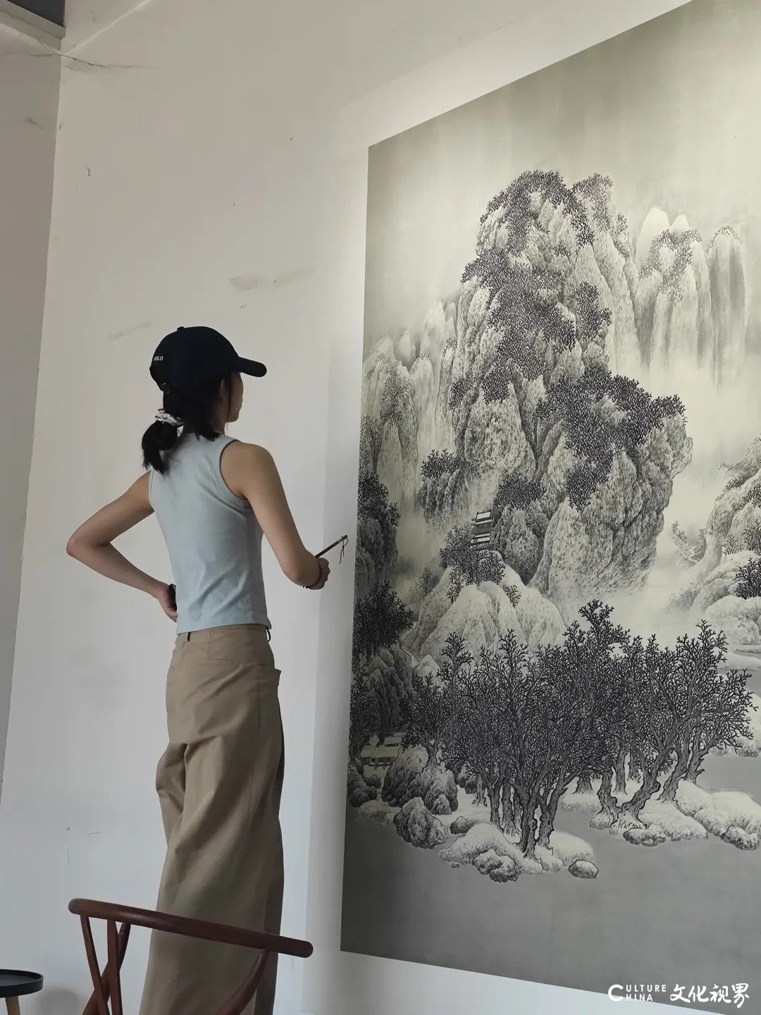 “厦门大学艺术学院美术系2020级中国画专业山水画临习展”开展