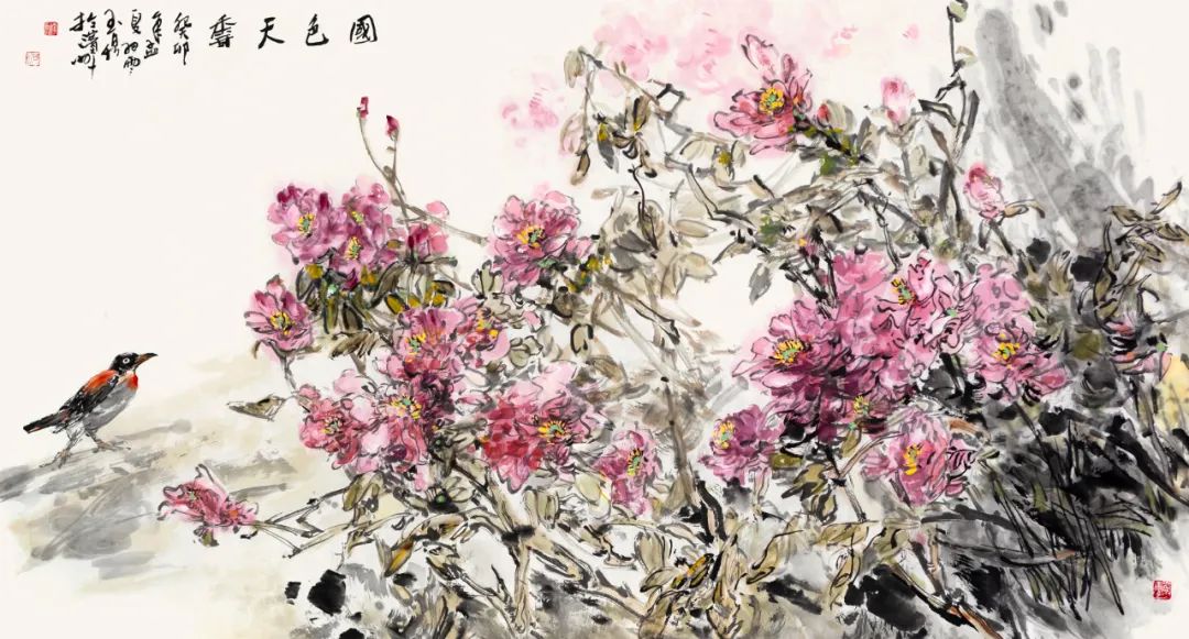 陌上花语，著名画家李玉泉应邀参展“水墨丹青——第十一届济南泉水节书画名家邀请展”