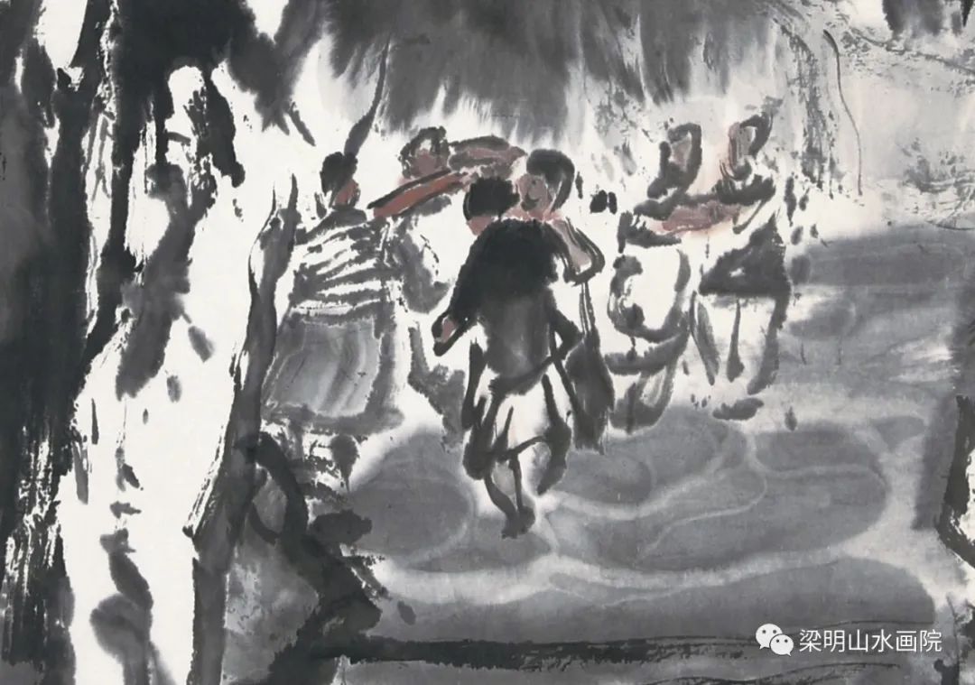 著名画家梁明应邀走进福建长汀，“中国书画名家乡村振兴助力行采风写生”启动