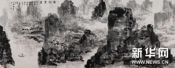 “京彩武隆·两代琢墨——丁杰/丁鼎中国画展”在重庆武隆区博象美术馆举办