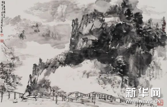 “京彩武隆·两代琢墨——丁杰/丁鼎中国画展”在重庆武隆区博象美术馆举办