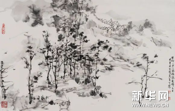 “京彩武隆·两代琢墨——丁杰/丁鼎中国画展”在重庆武隆区博象美术馆举办