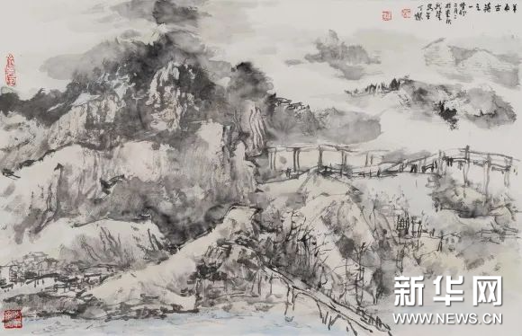 “京彩武隆·两代琢墨——丁杰/丁鼎中国画展”在重庆武隆区博象美术馆举办