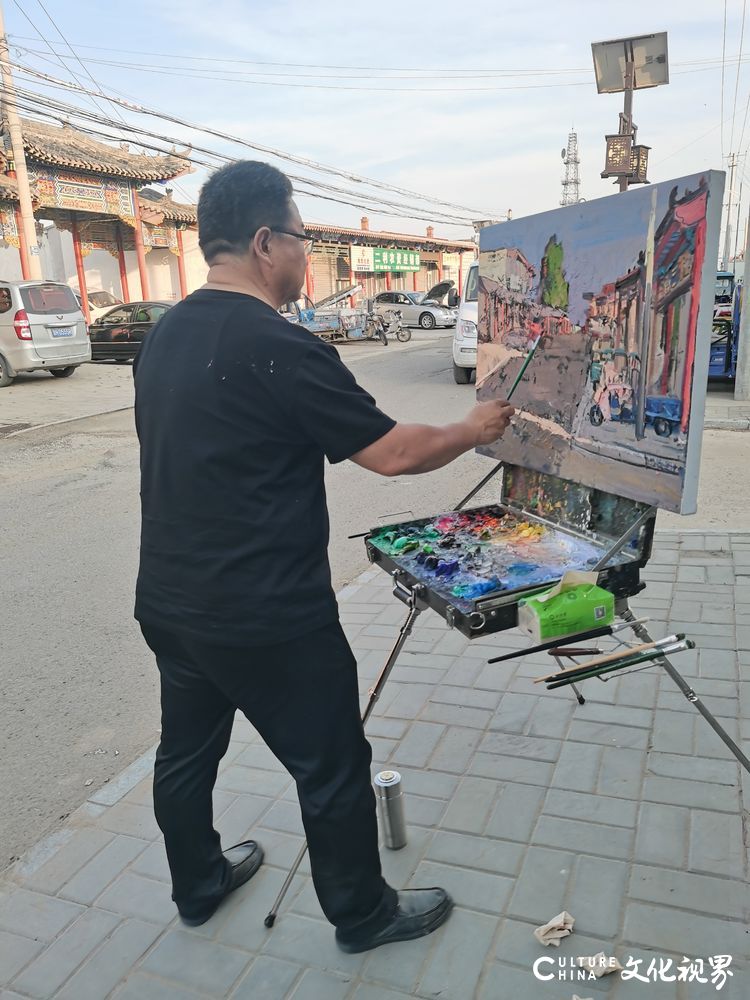 “美育花开·尚美古云中”赵福油画作品展在呼和浩特市美术馆开幕