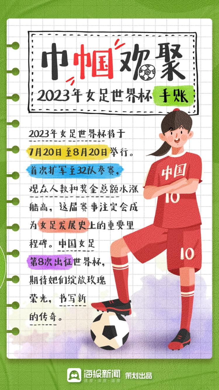 巾帼欢聚！2023年女足世界杯观赛手账