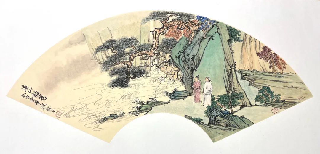 画图山川好，青年画家毕波应邀参展“水墨丹青——第十一届济南泉水节书画名家邀请展”