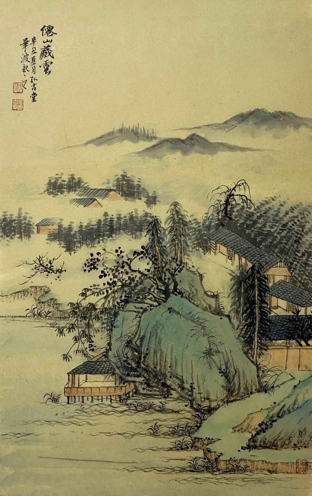 画图山川好，青年画家毕波应邀参展“水墨丹青——第十一届济南泉水节书画名家邀请展”