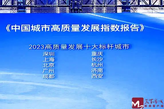 济南获评2023中国高质量发展“十大标杆城市”和“营商环境最佳城市”