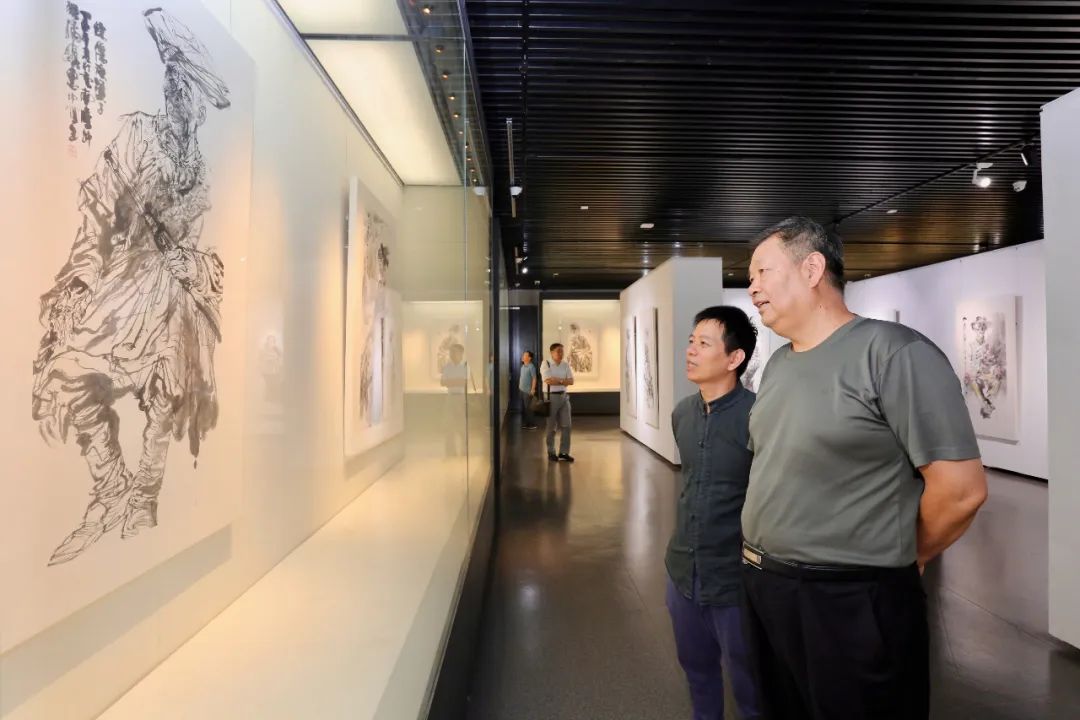 “任惠中中国人物画作品展览暨写生讲座活动”在天津举行，50余件作品呈现“象外之境”