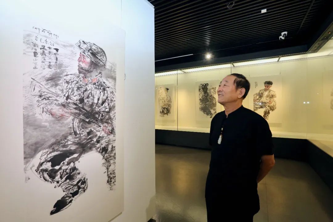 “任惠中中国人物画作品展览暨写生讲座活动”在天津举行，50余件作品呈现“象外之境”