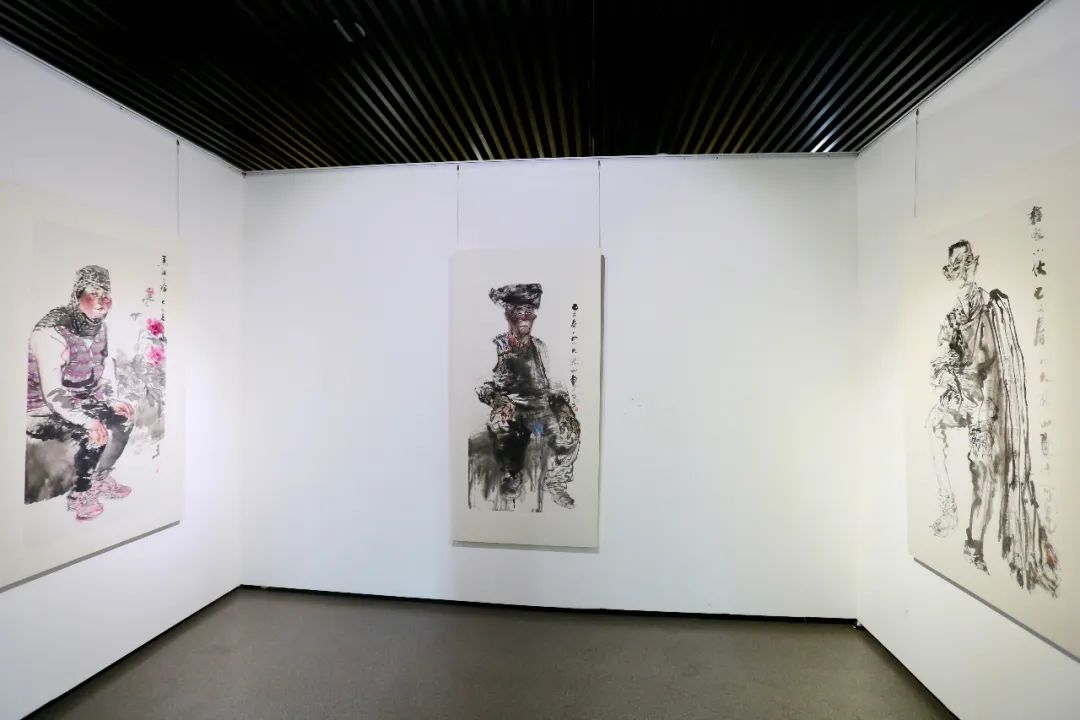 “任惠中中国人物画作品展览暨写生讲座活动”在天津举行，50余件作品呈现“象外之境”