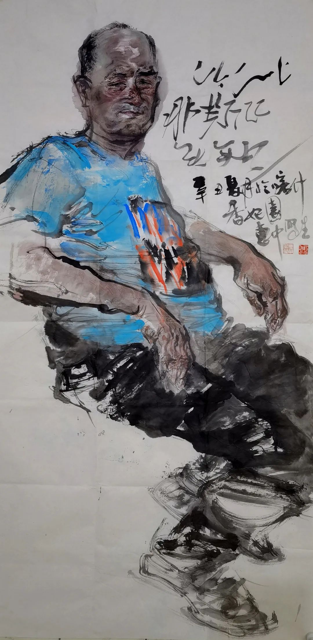 “任惠中中国人物画作品展览暨写生讲座活动”在天津举行，50余件作品呈现“象外之境”