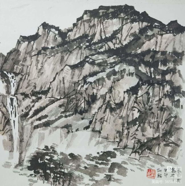 把美景揉入画中——著名画家谢麟采风长白山