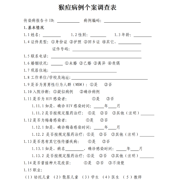 国家疾控局、卫健委制定并印发《猴痘防控方案》