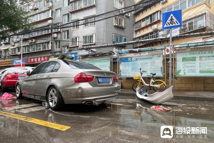 探访暴雨过后的济南东仓小区：60余辆车被泡，居民自发“重建”家园