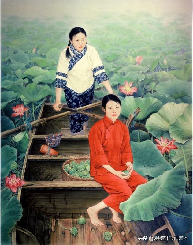 李乃蔚的工笔画：用墨色和线条诉说思想与情感，让历史为艺术称重 