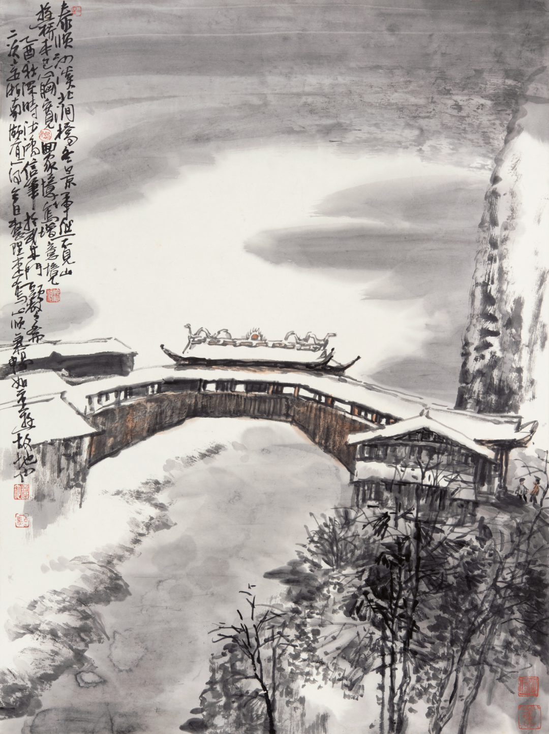 随心随缘，池沙鸿国画山水作品欣赏