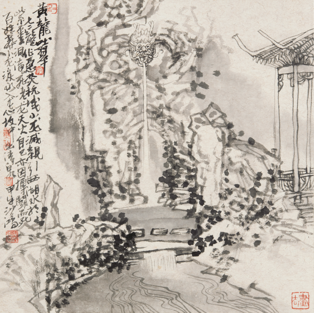 随心随缘，池沙鸿国画山水作品欣赏