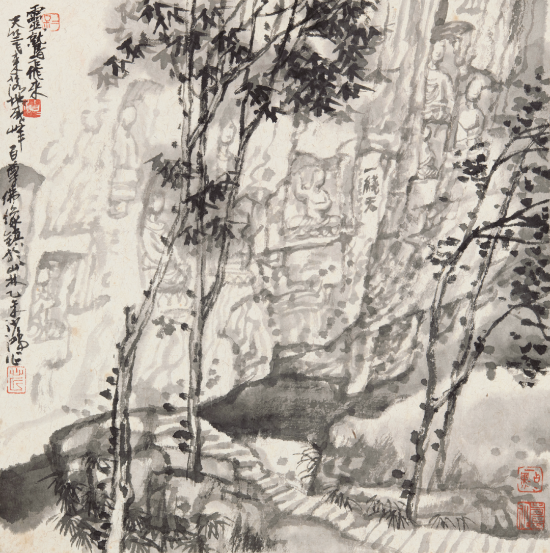 随心随缘，池沙鸿国画山水作品欣赏