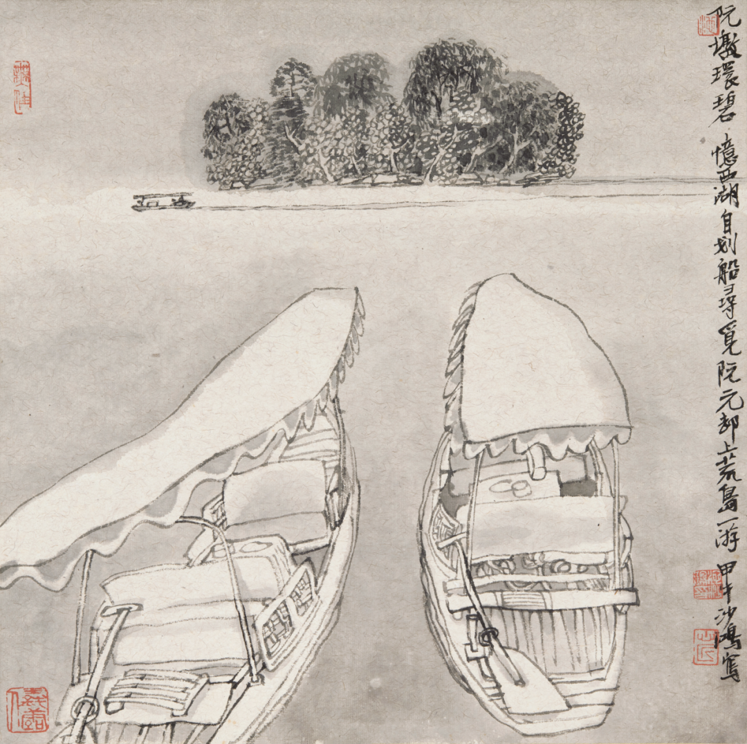 随心随缘，池沙鸿国画山水作品欣赏