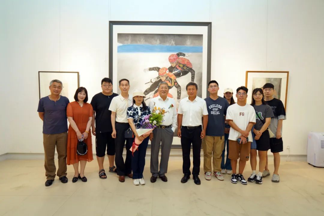 “丝路画语——于文江作品展”在青岛开幕，“一带一路”上的艺术明珠闪耀渤海之滨