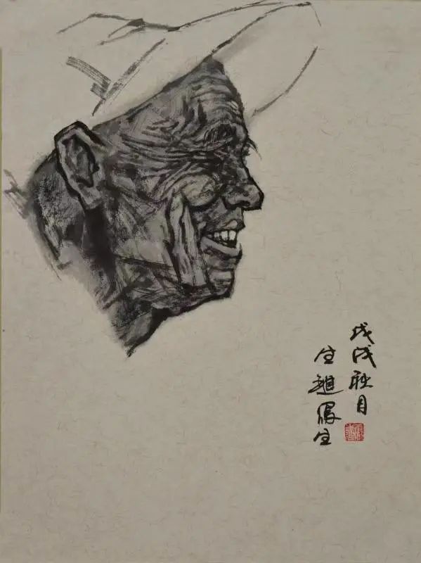 落笔无声，张生进回望故乡，带走画纸与乡恋