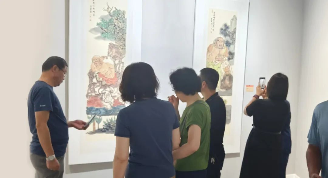 “泰岱·艺苑——至真心相·朱艳艳 2023年中国写意人物画邀请展”在泰安市美术馆开幕